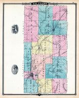 Eau Claire County Map, Wisconsin State Atlas 1878